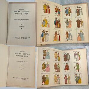 Winsor & Newton Ltd, Historic Costume Painting Book RARE COMPLETE SET 16 VOLUMES